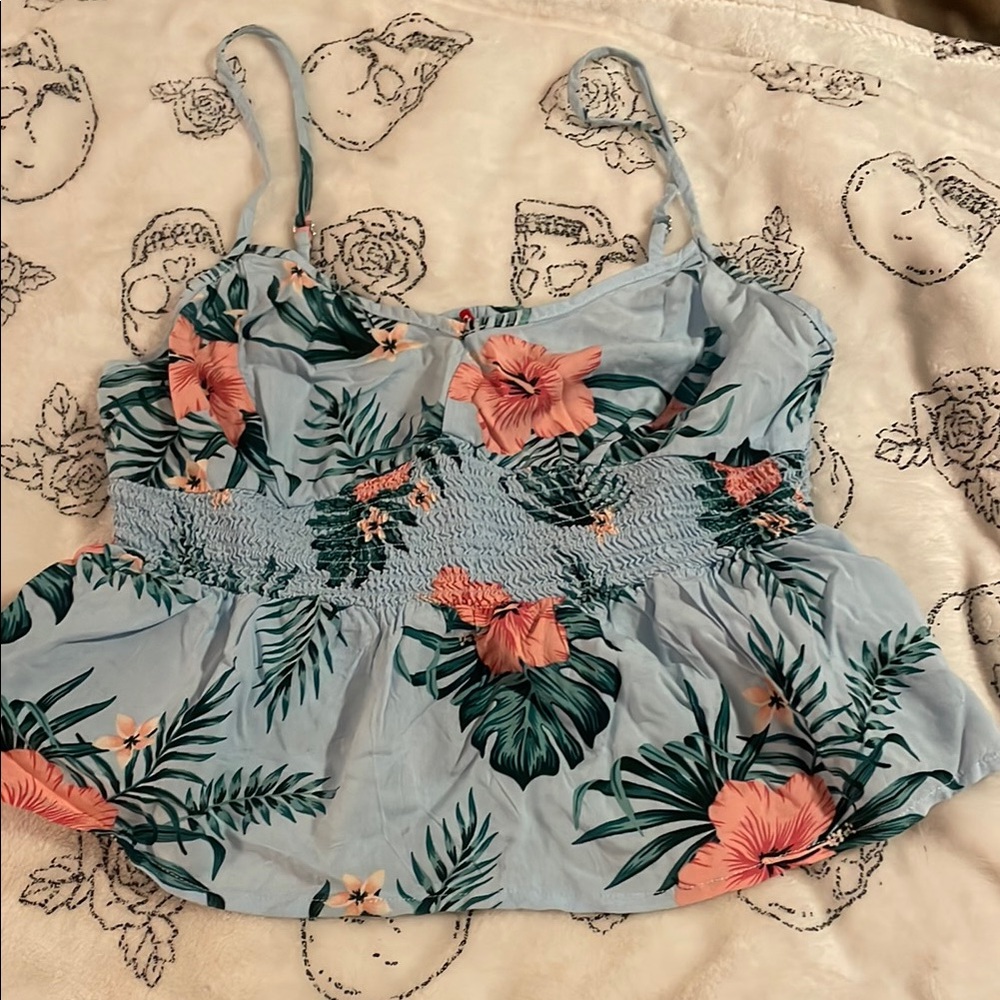 Floral Print Women's Top